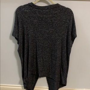 Speckled Grey Criss Cross Back Top